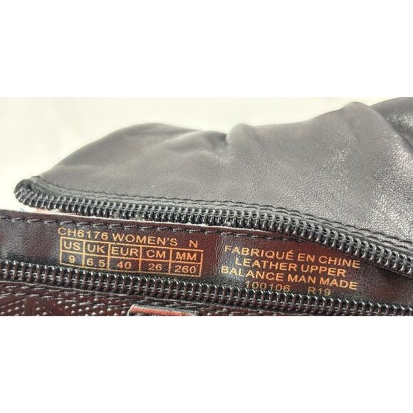 Rockport Cobb Hill Gratasha Black Leather Ankle Boots 9 - Picture 4 of 11